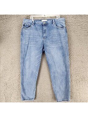 KanCan Jeans Womens 32 Blue Stretch Denim Slouch Fit *Read*